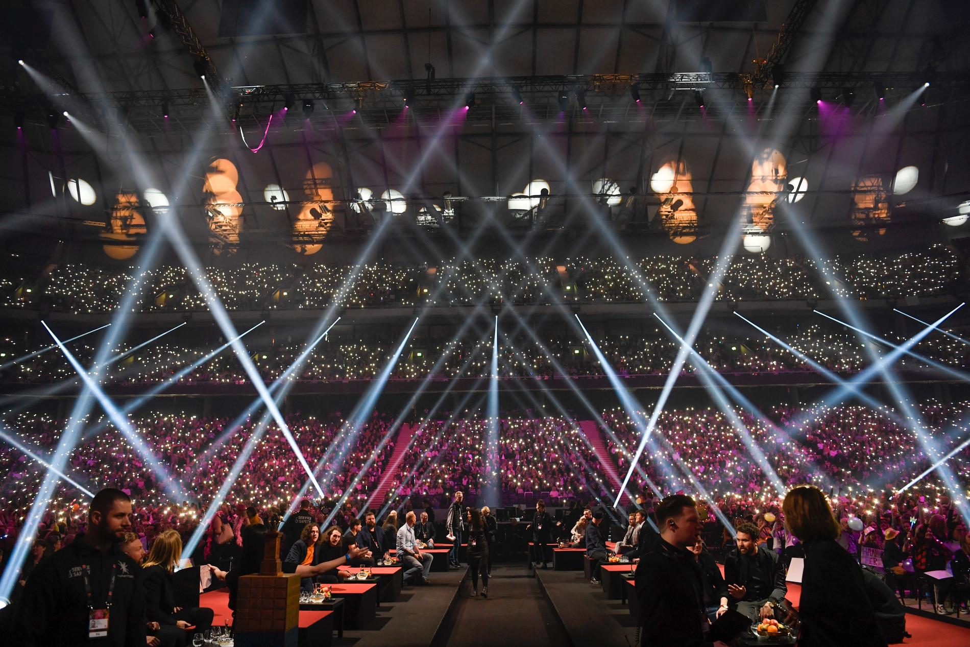 Melodifestivalens final 2020 ägde rum i Friends Arena. Arkivbild.