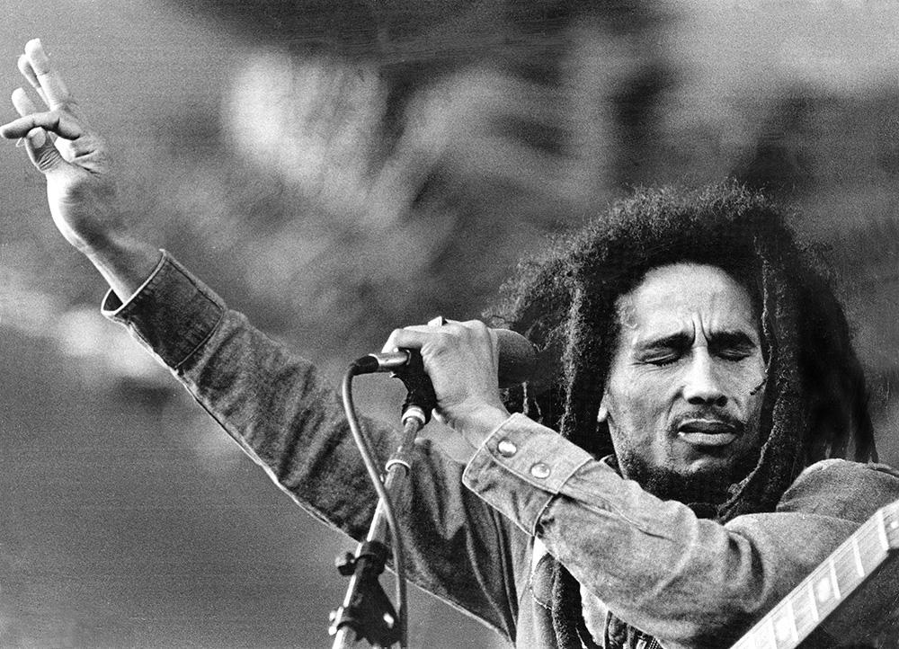 Bob Marley uppträder på Gröna Lund 