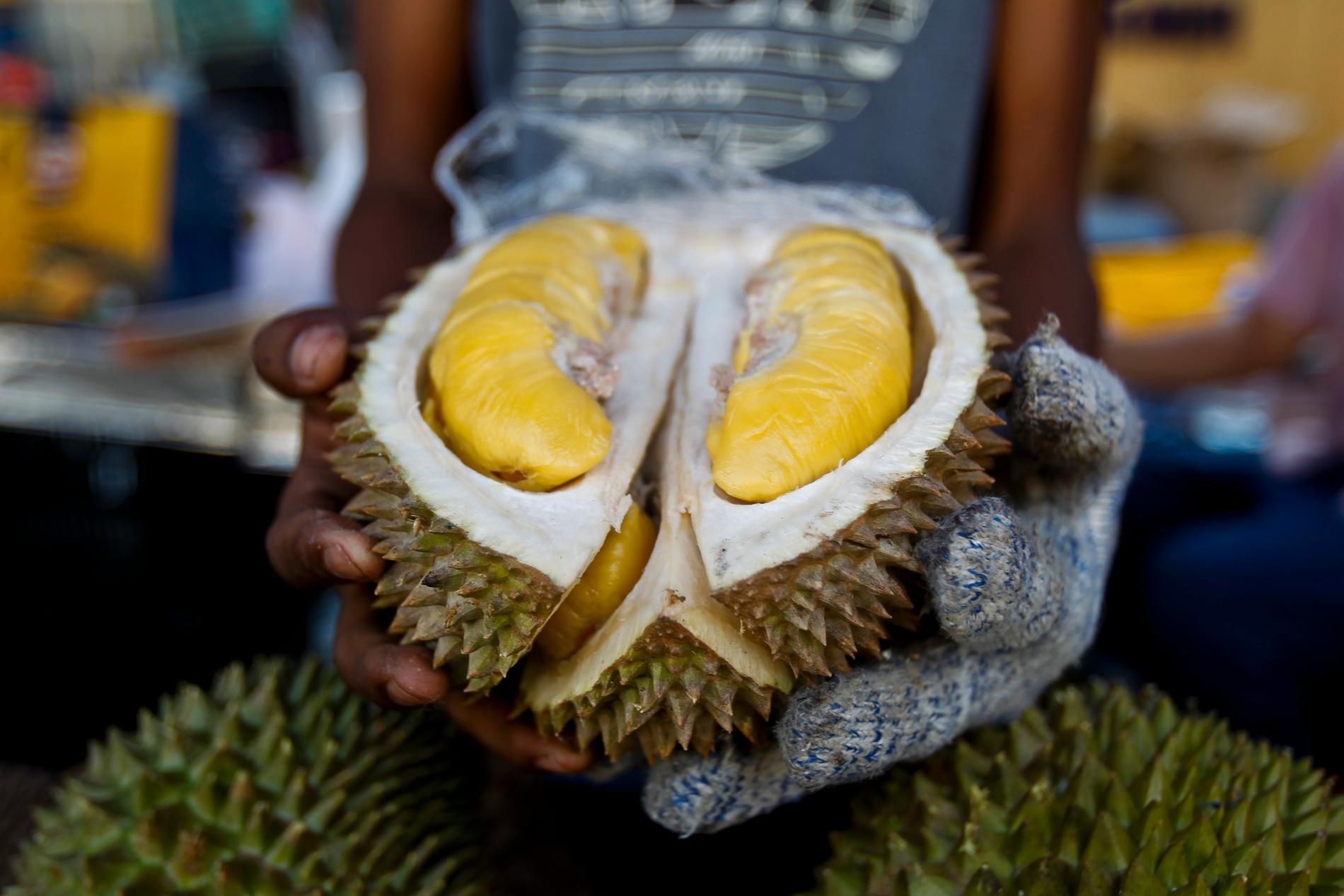 Här är Durian frukt – råvaran William Brittsjö inte hoppas på kommer som råvara i finalen.
