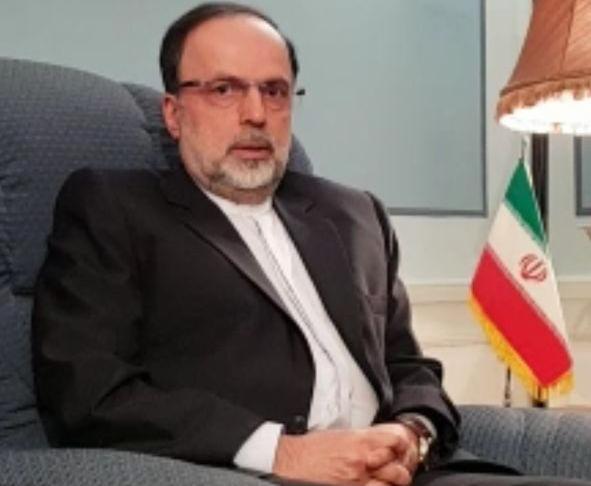 Irans ambassadör Ahmad Masoumifar, 61.