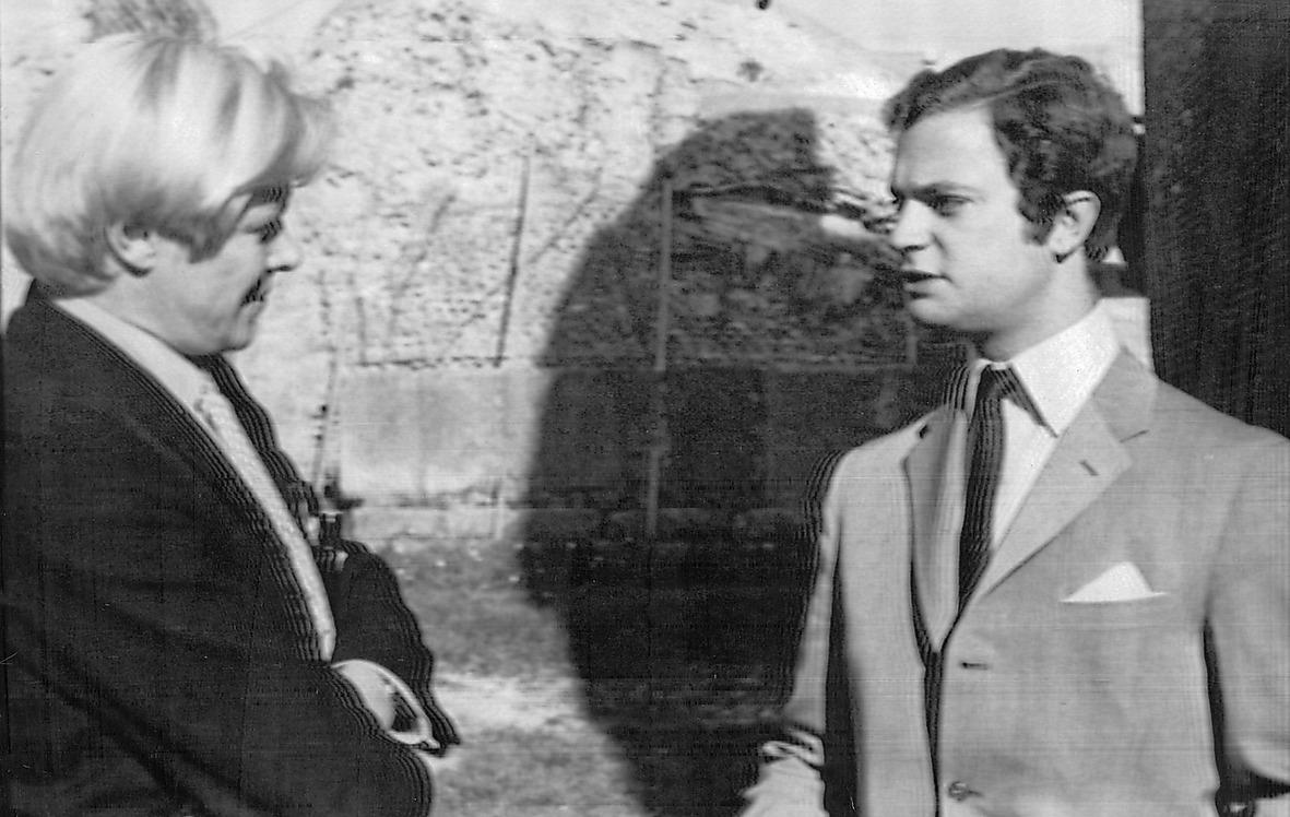 Tillsammans med dåvarande kronprins Carl Gustaf i Rom 1969.