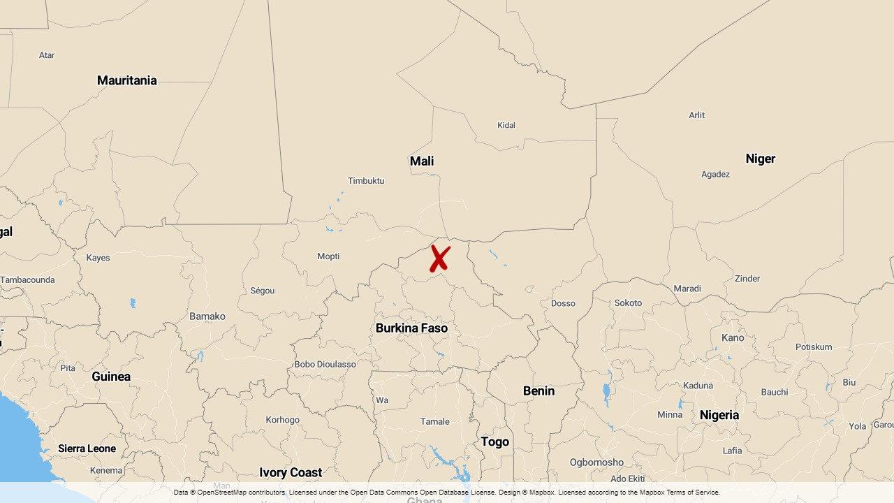 Militären i Burkina Faso drabbades av förluster och sex soldater dödades när ett arméfordon attackerades under ett patrulluppdrag i den nordliga provinsen Soum.