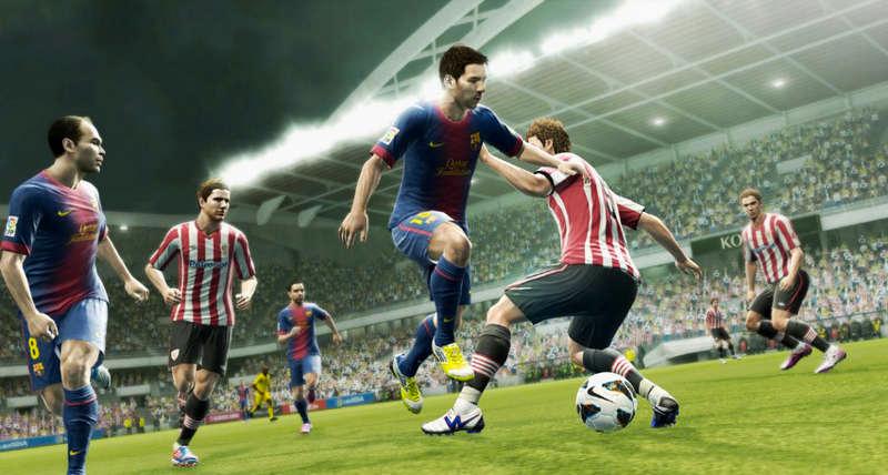”Pro evolution soccer” är en av Konamis största serier.