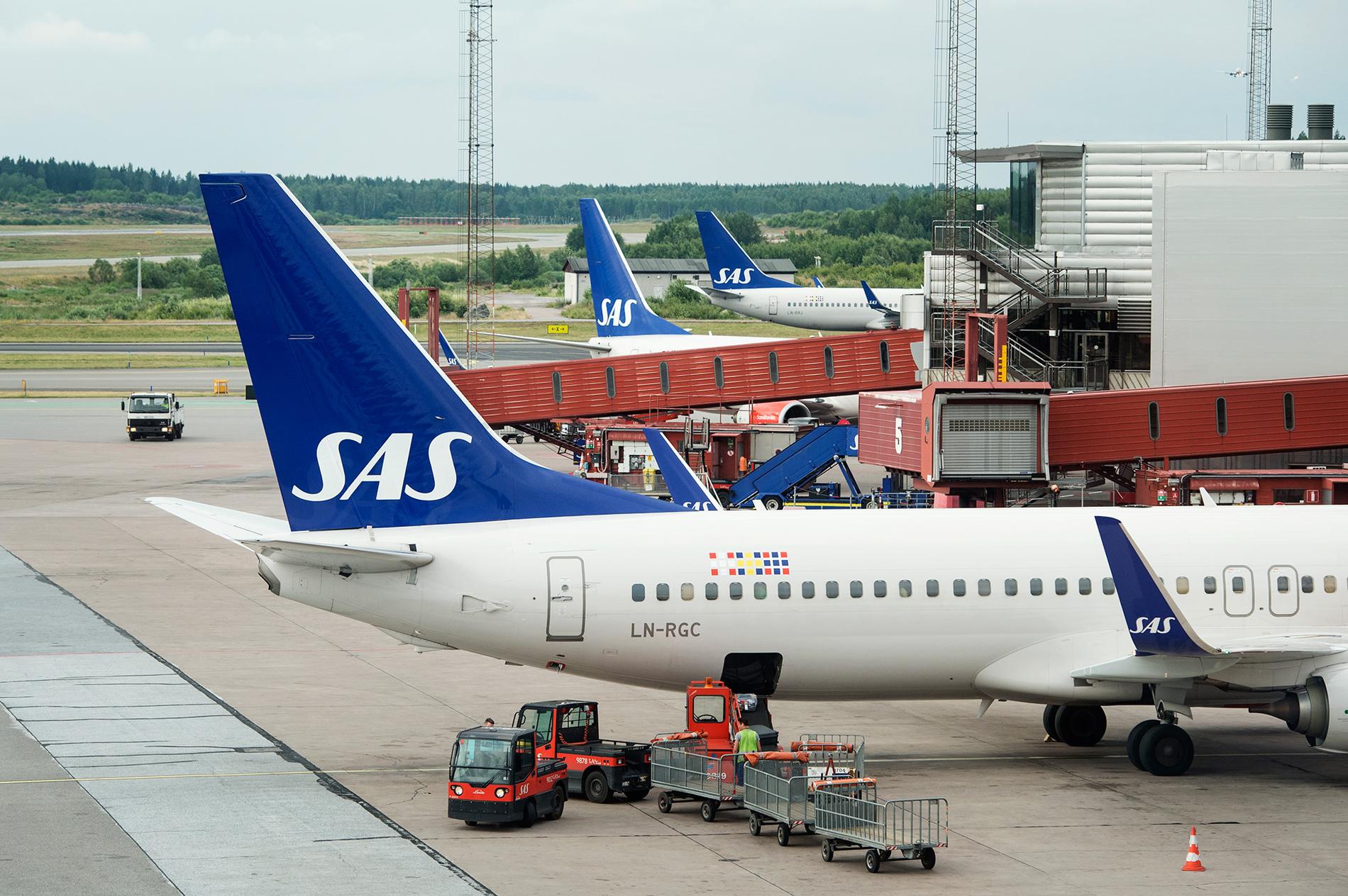 SAS begränsar alkoholintaget på Europa-flygningar.