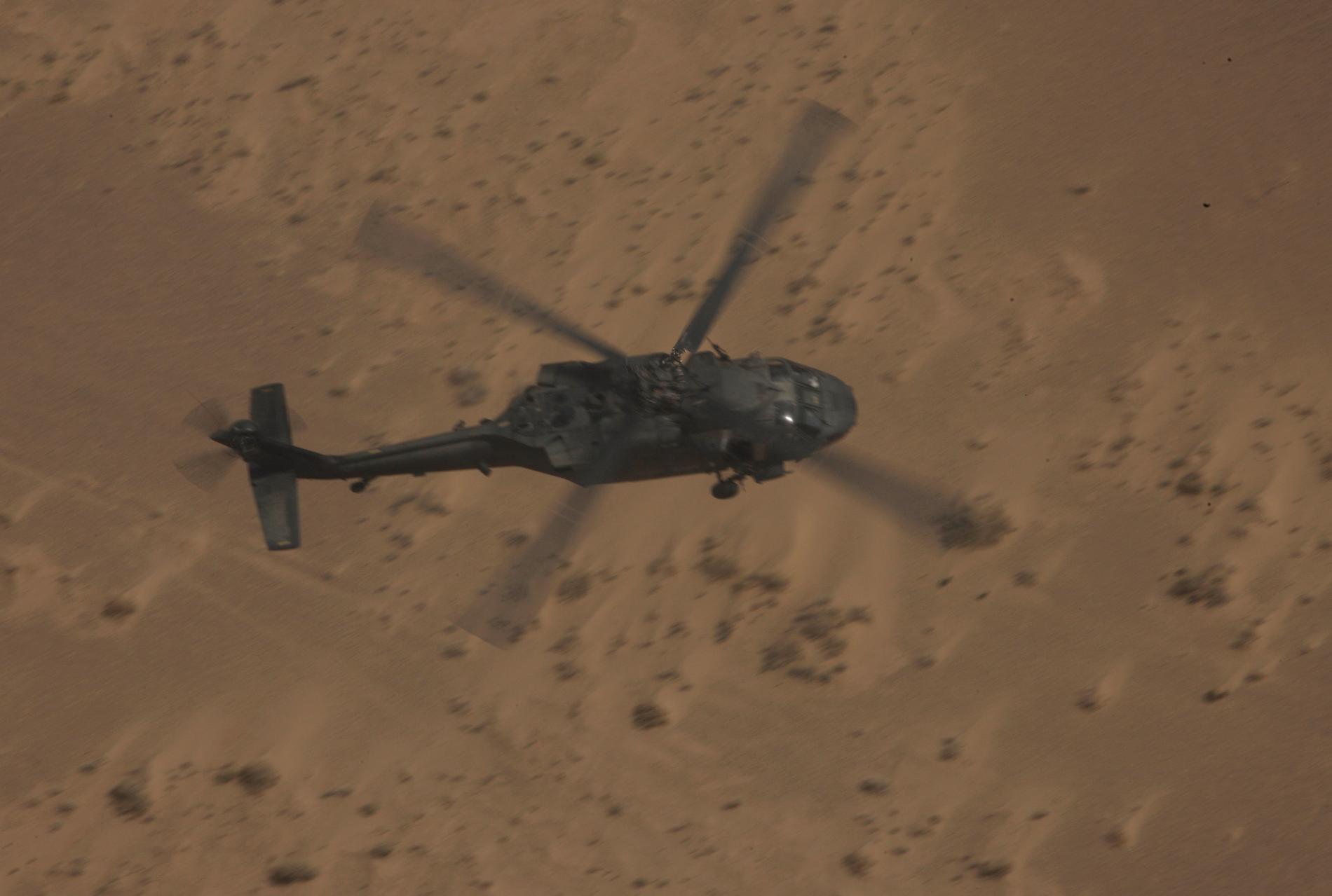 En Black Hawk-helikopter har kraschat i Colombia. Arkivbild.