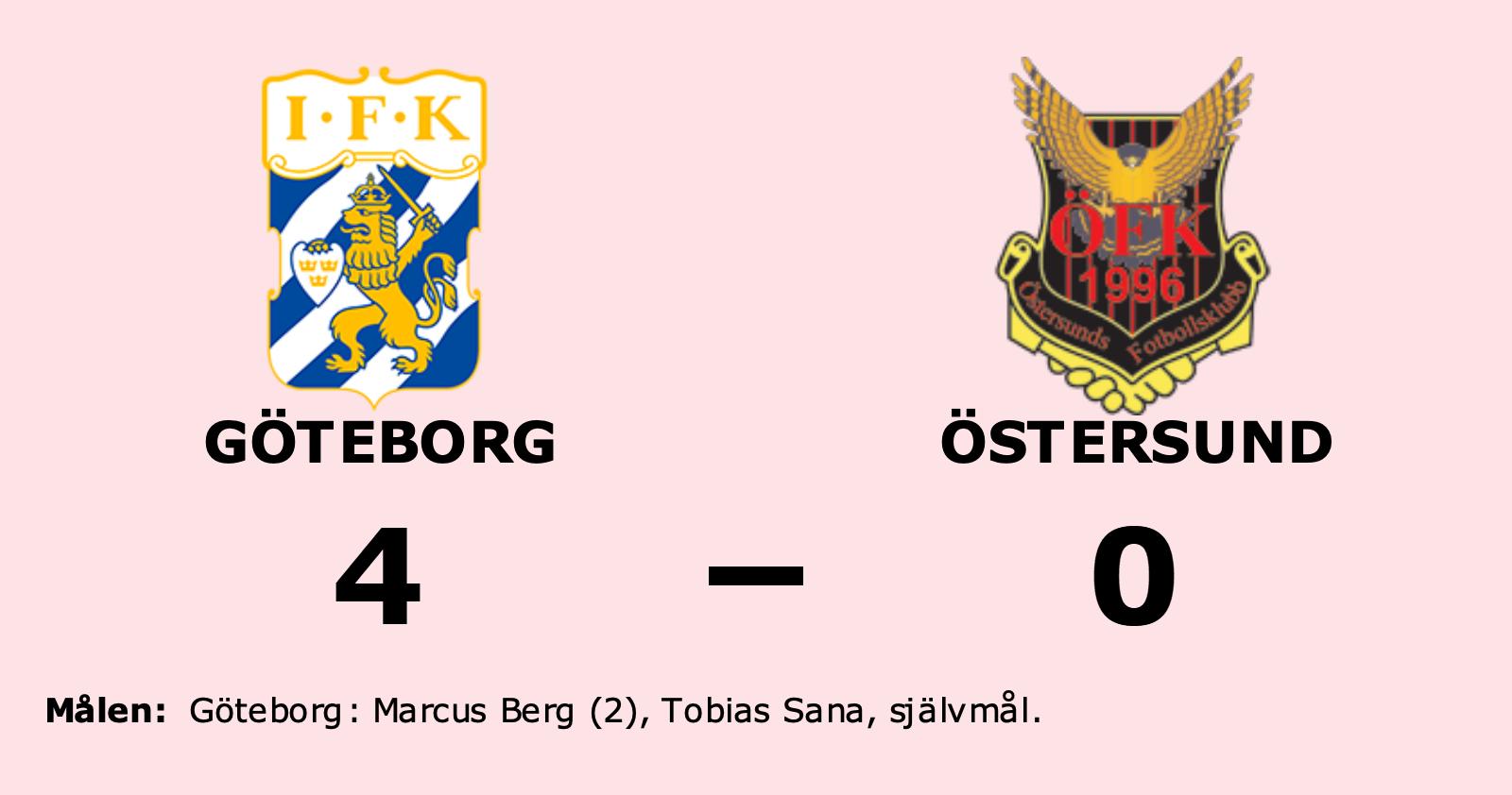 IFK Göteborg: Göteborg vann efter Bergs dubbel