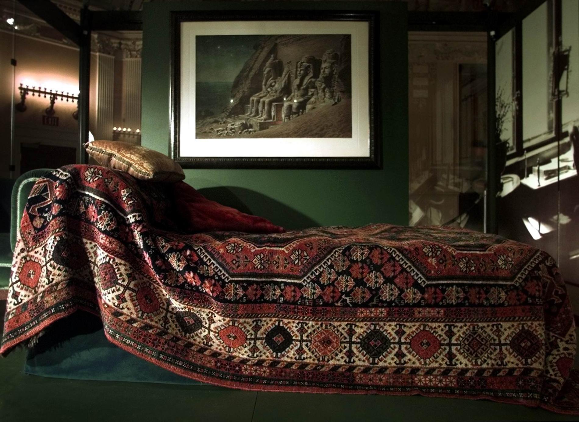 Freuds berömda soffa. 