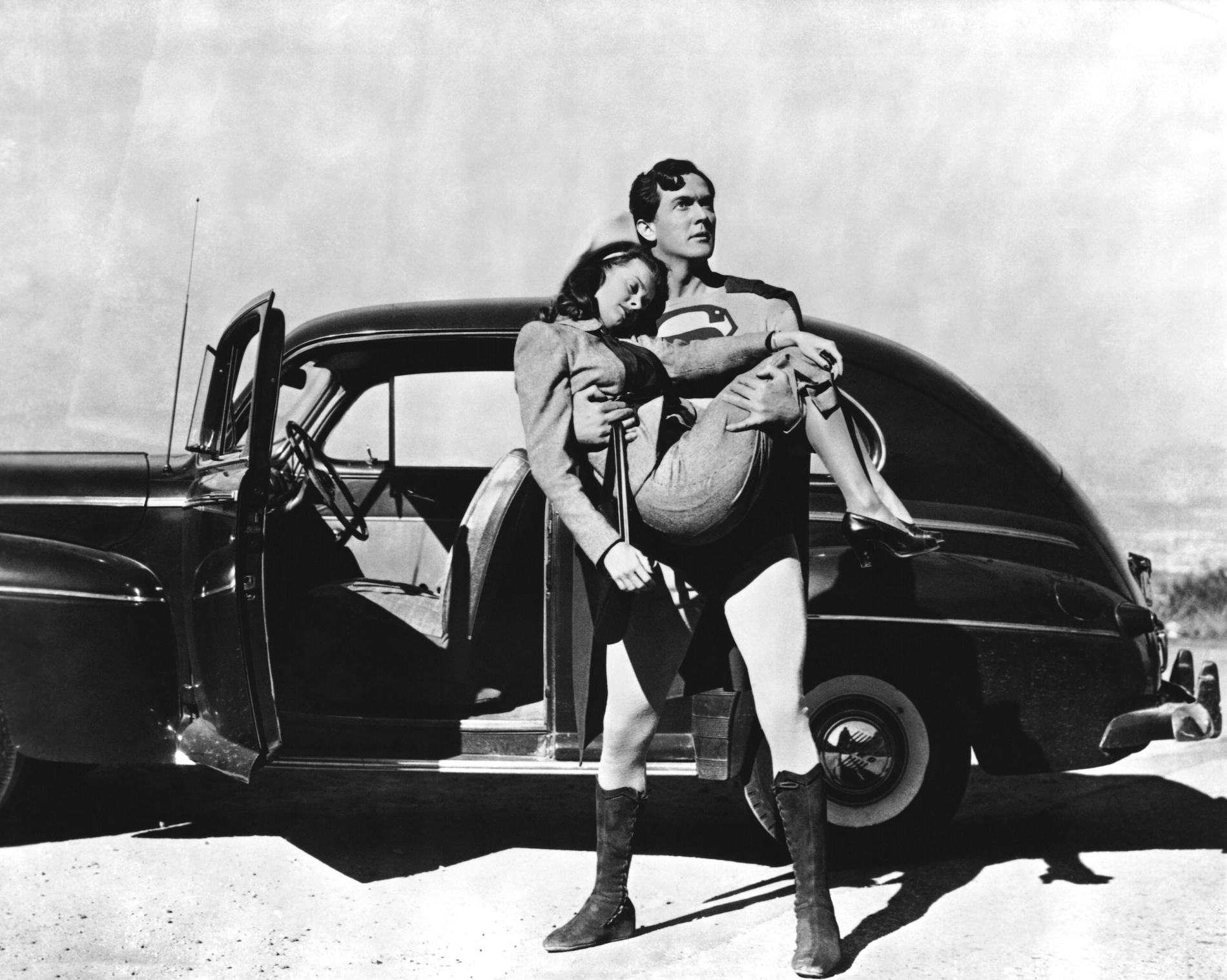 Kirk Alyn och Noel Neill som Stålmannen och Lois Lane 1948