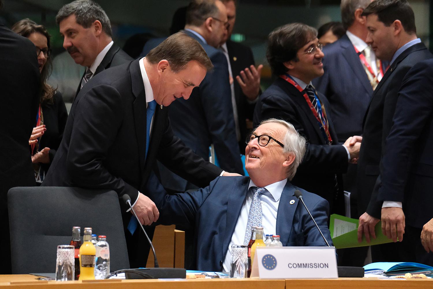 Löfven och Juncker.