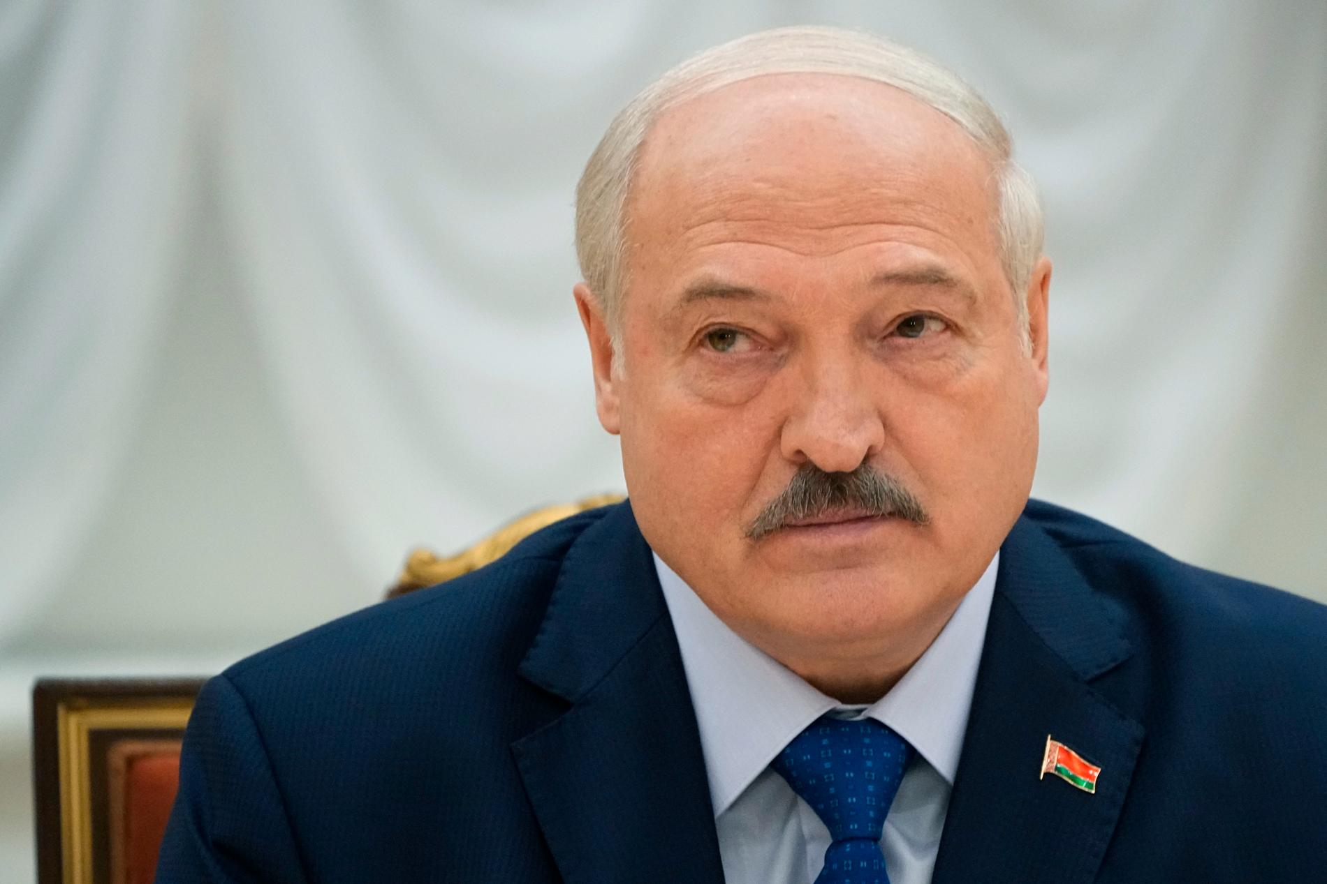 Belarus ledare Aleksandr Lukasjenko och hans regering har slagit ned hårt mot alla former av opposition. Arkivbild.