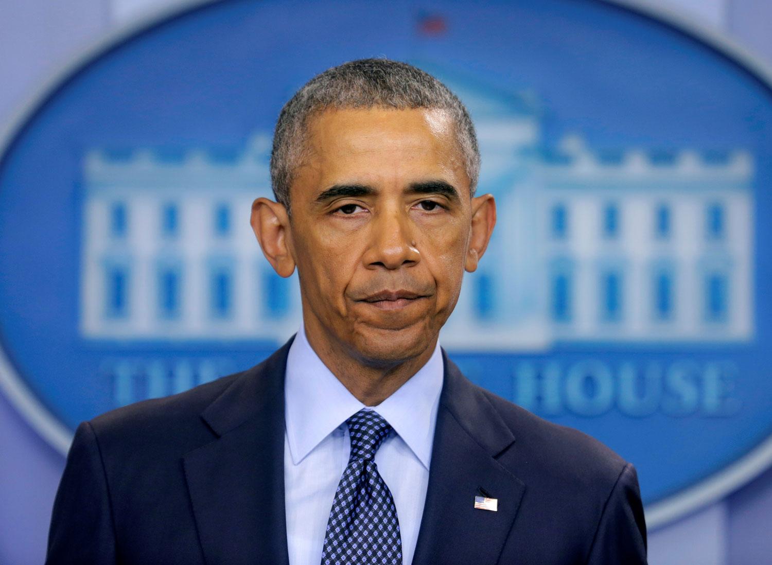 President Obama talade om masskjutningen i Orlando.