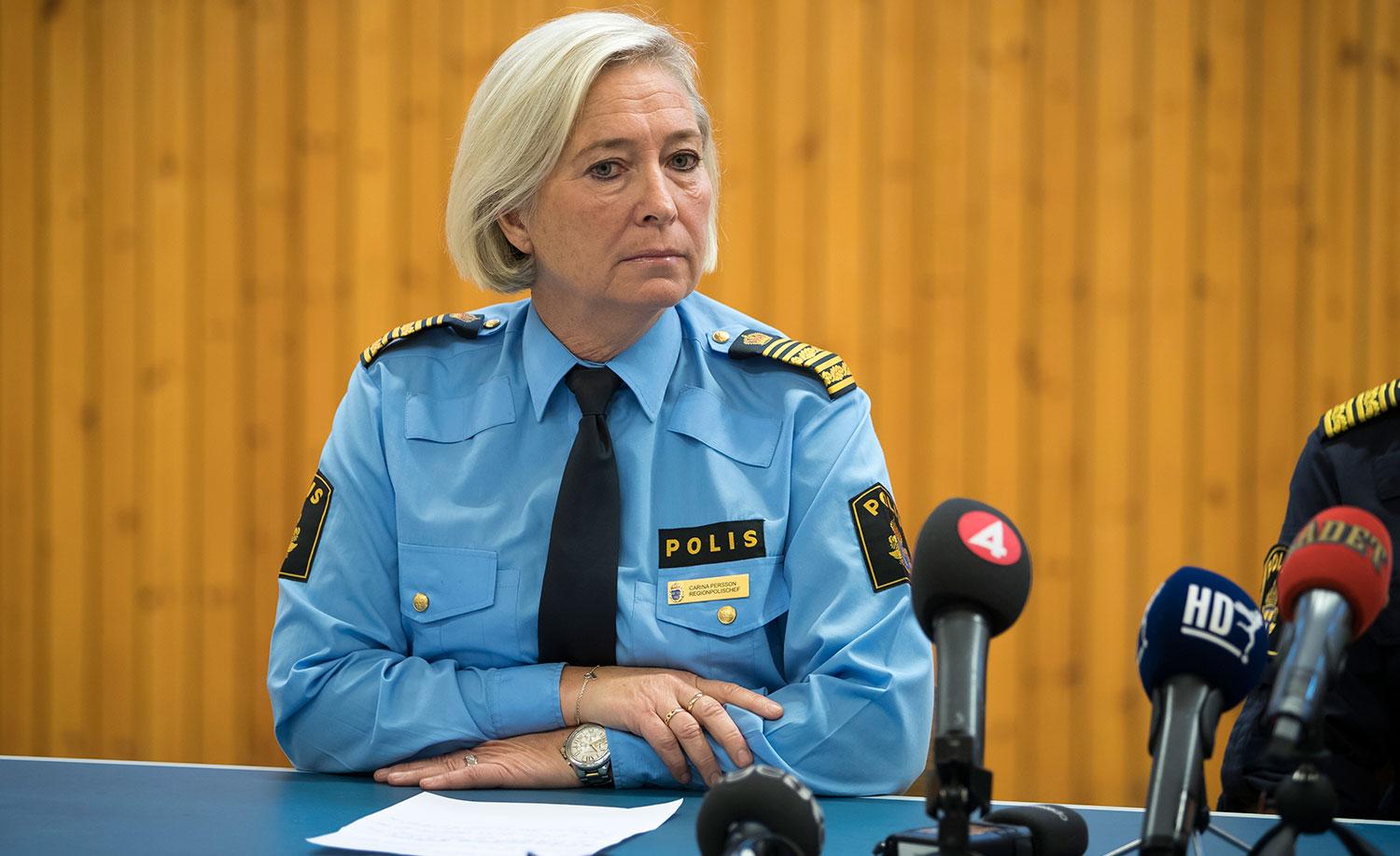 Carina Persson, regionpolischef.