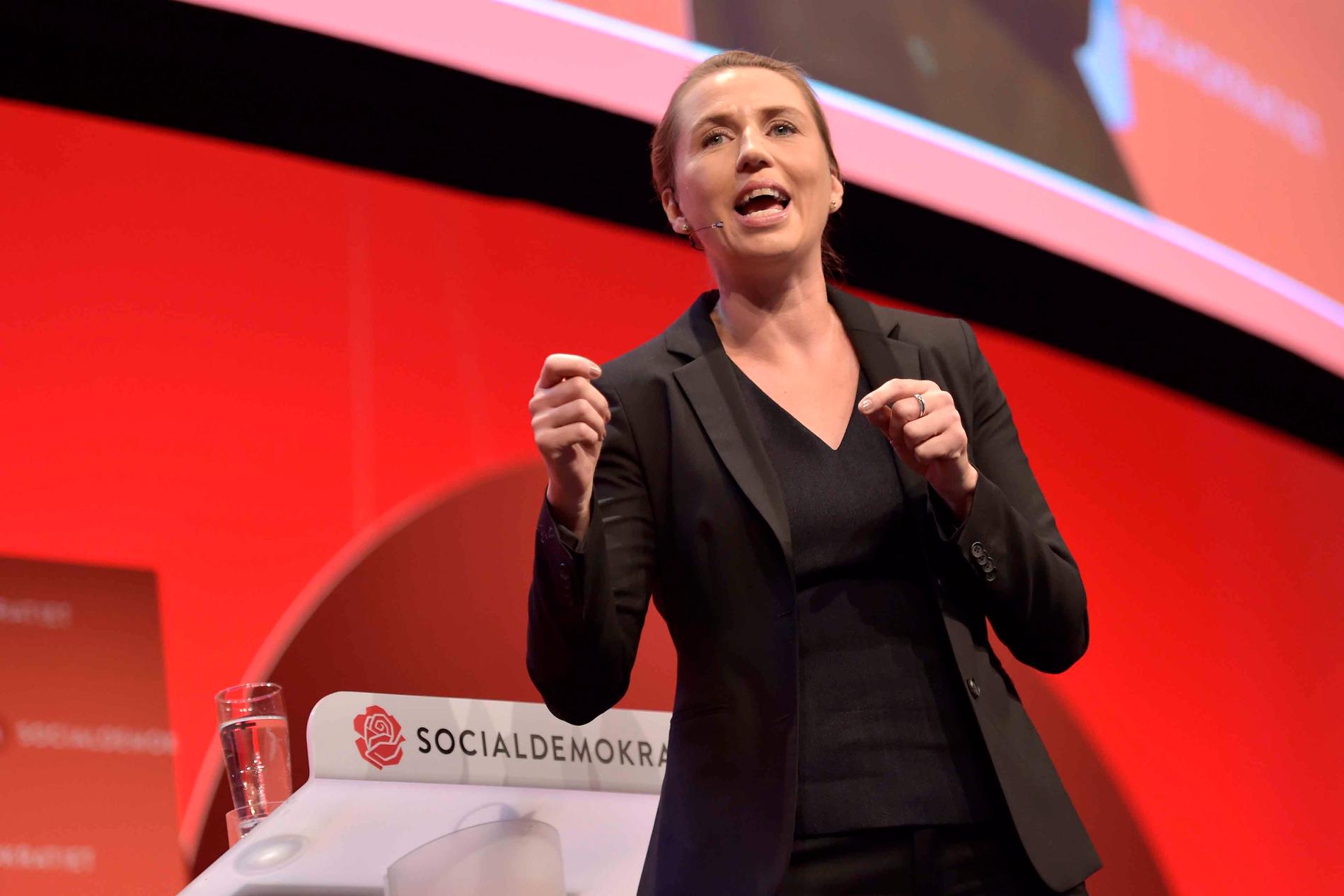 De danska socialdemokraternas ledare Mette Frederiksen