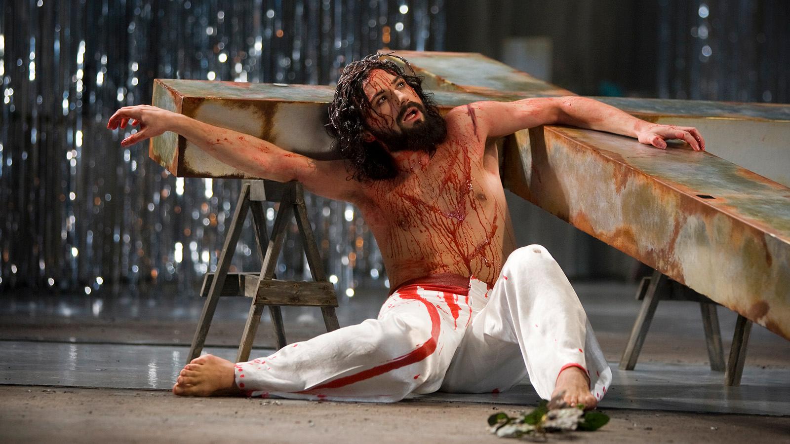 Ola Salo som Jesus i en tidigare uppsättning av ”Jesus Christ Superstar” .