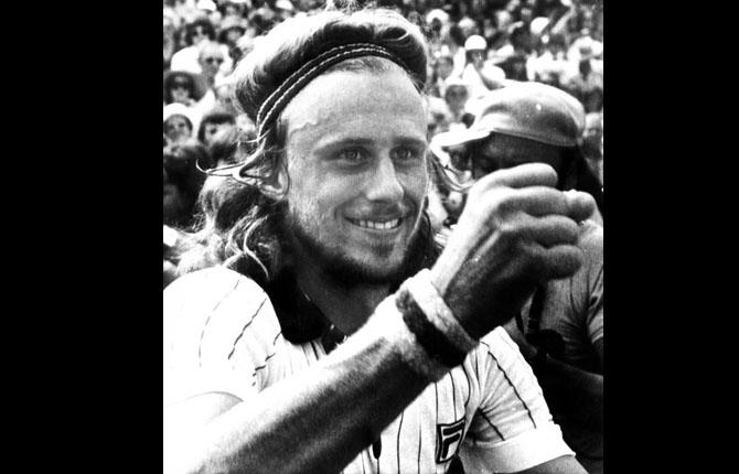 Björn borg, första segern i wimbledon, 1976.