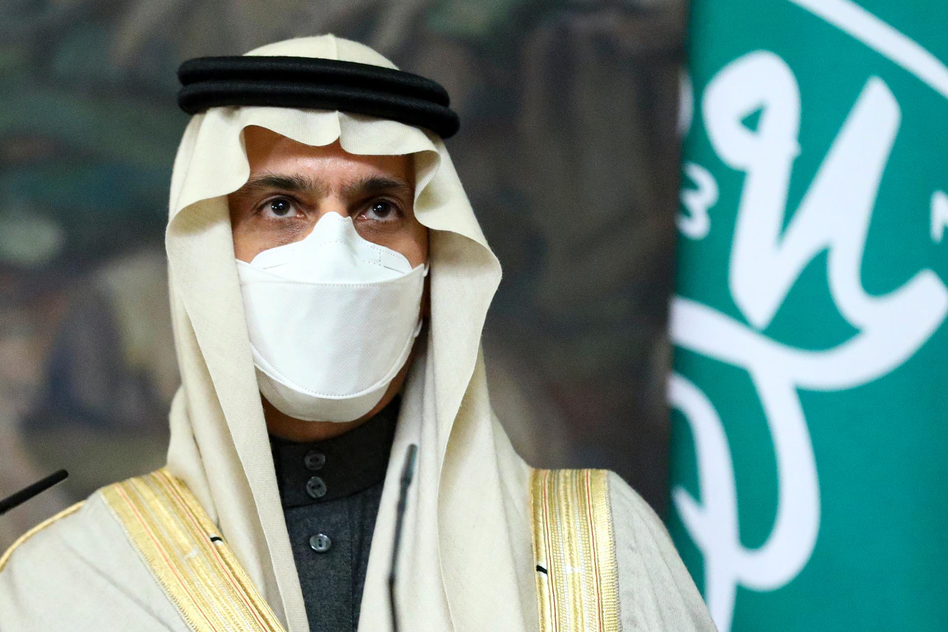 Saudiarabiens utrikesminister prins Faisal bin Farhan Al Saud. Arkivbild.