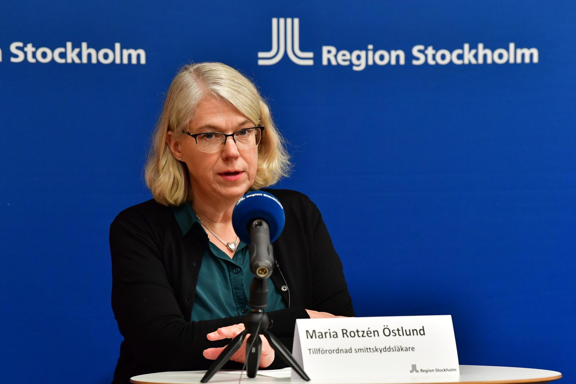 Maria Rotzén Östlund, smittskyddsläkare i Region Stockholm.