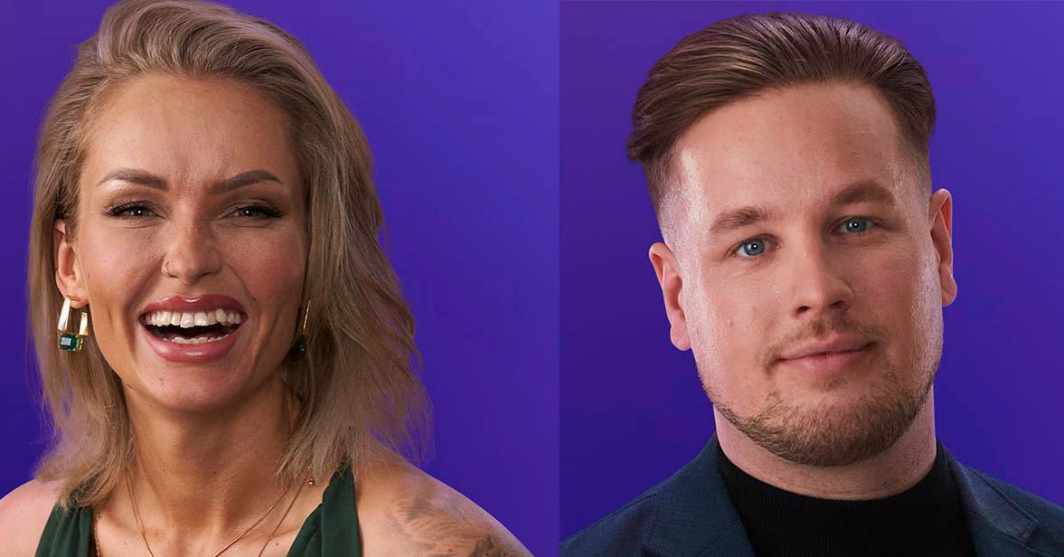 Krisse-Ly och Rasmus deltar båda två i den svenska versionen av Love is blind.