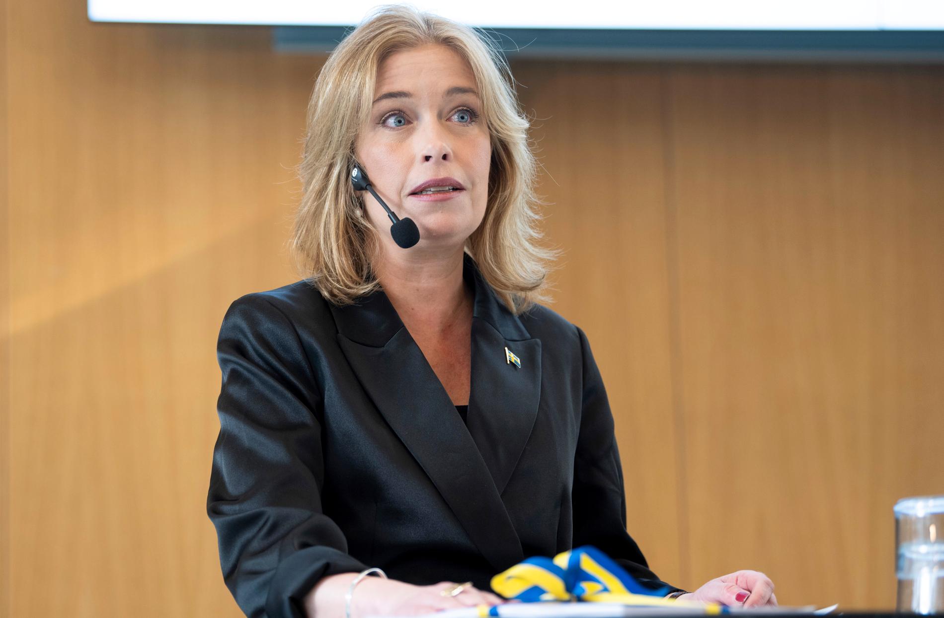 Klimat- och miljöminister Annika Strandhäll (S) rasar – åt både höger och vänster.