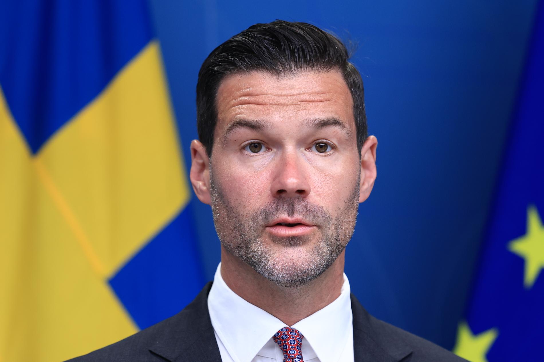 Biståndsminister Johan Forssell (M).