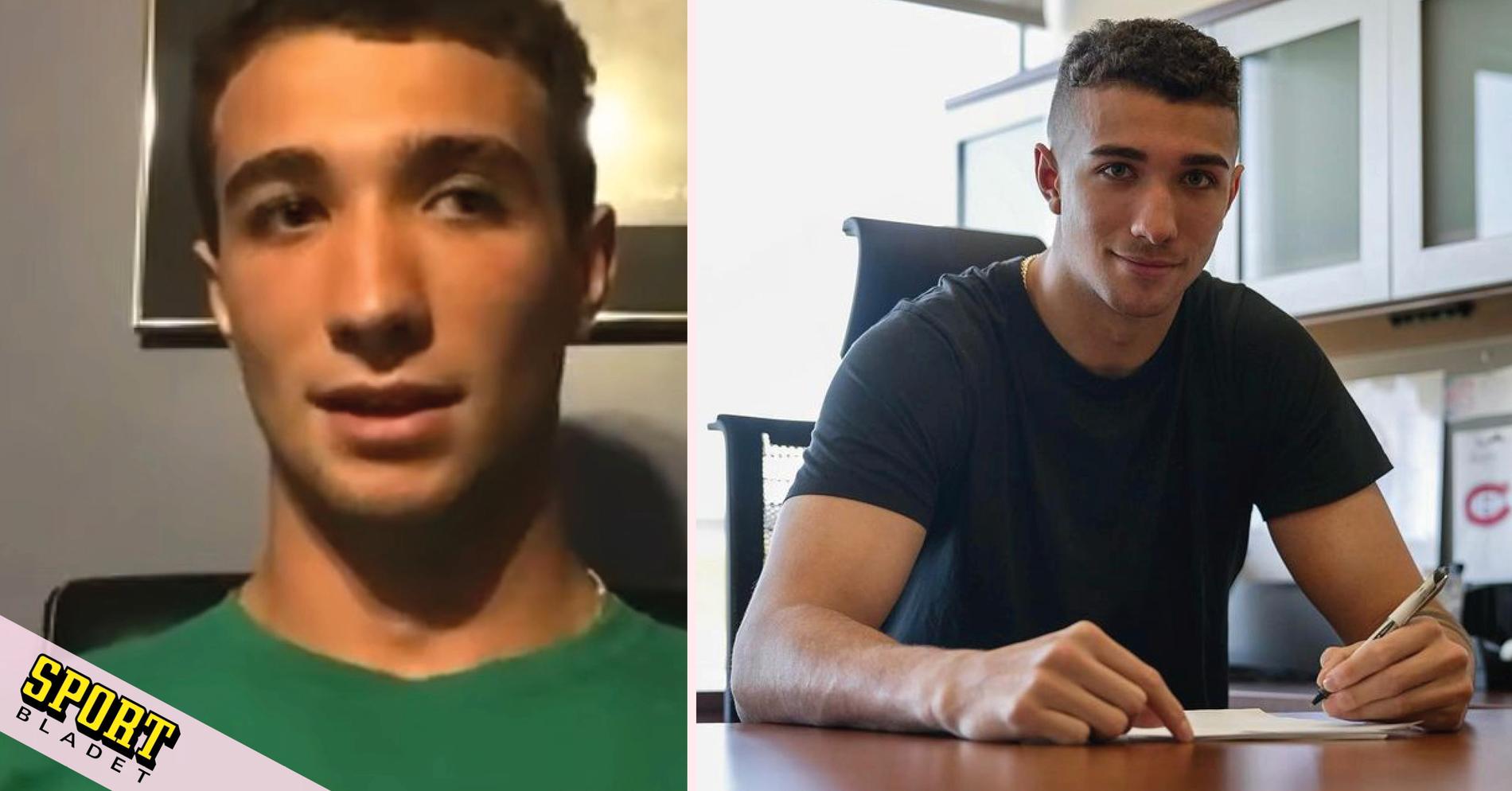 Logan Mailloux は NHL でモントリオールと契約を結びます • スウェーデンで性犯罪で有罪判決を受けました