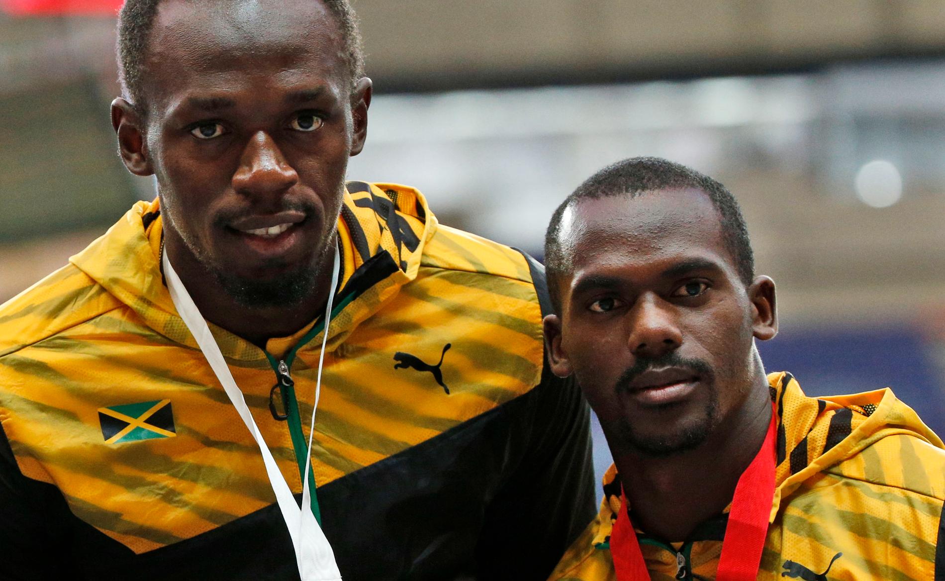Usain Bolt och Nesta Carter.