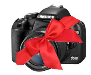 Canon EOS 500 – en av de populäraste kamerajulklapparna i år.