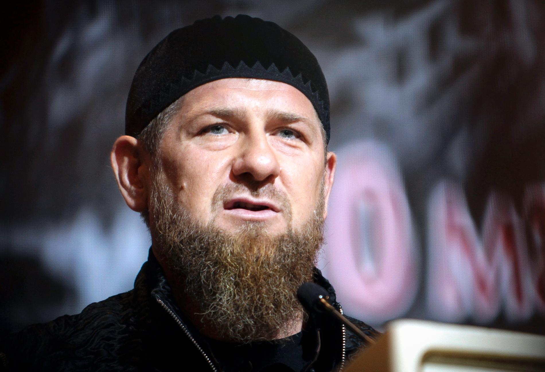 Tjetjeniens diktator Ramzan Kadyrov. 