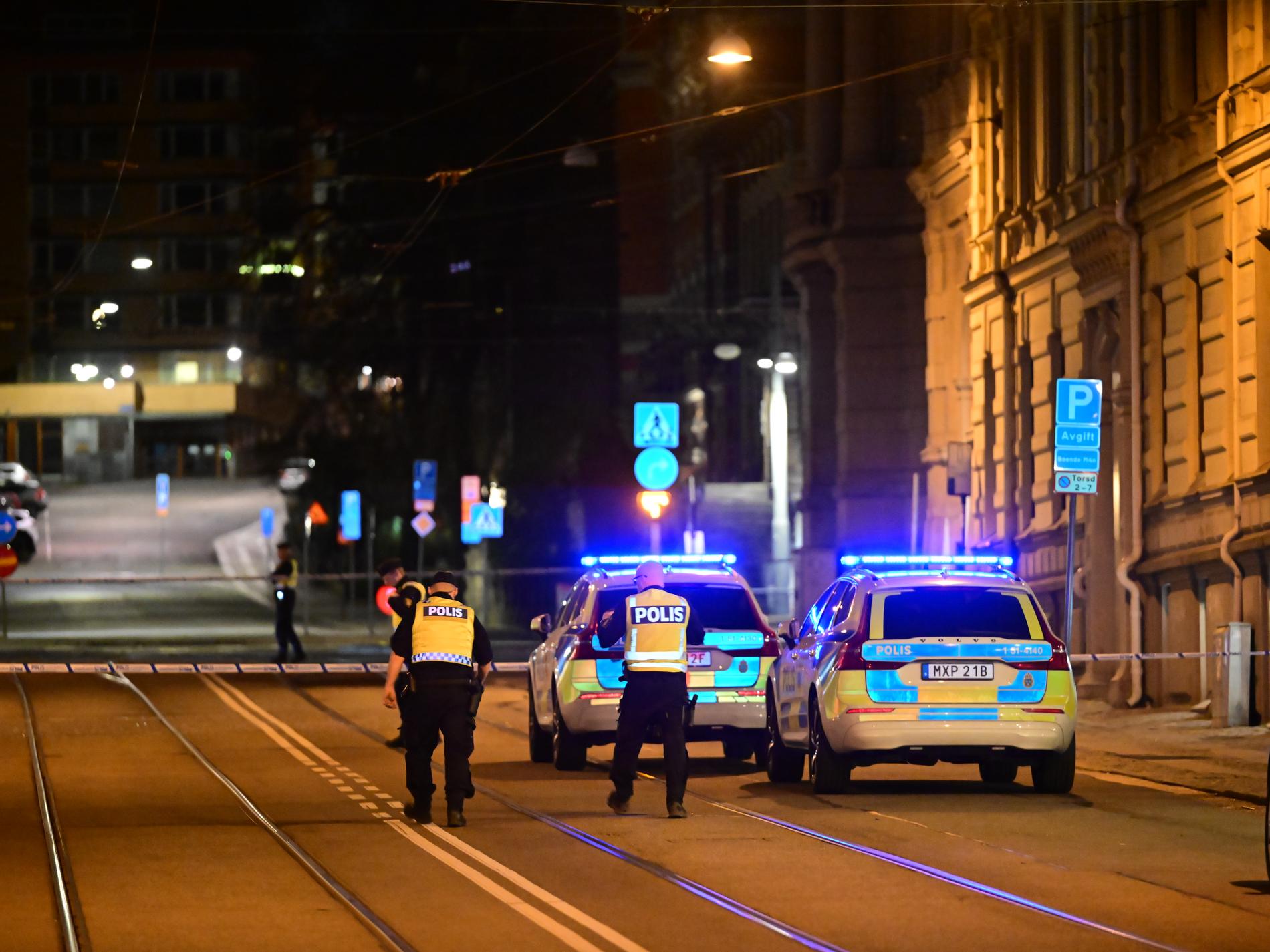 Explosion i trapphus i Göteborg