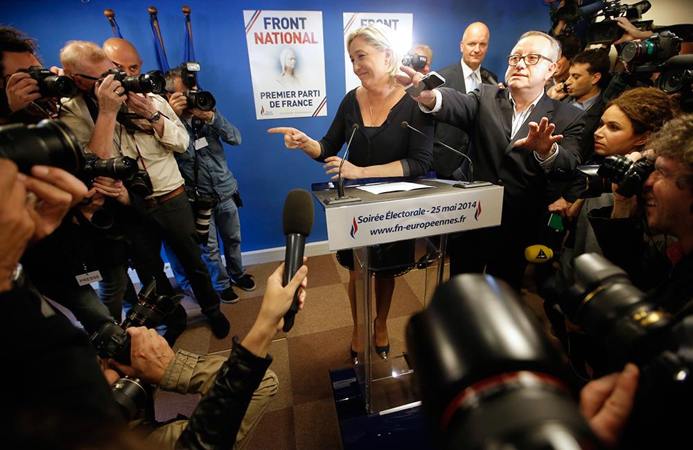 Marine Le Pen skördade stora framgångar i franska EU-valet.
