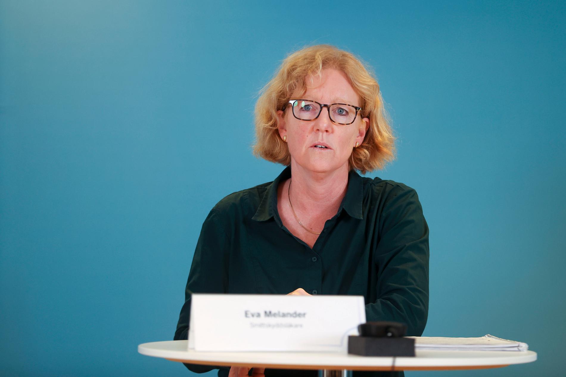 Eva Melander, smittskyddsläkare i Region Skåne. 