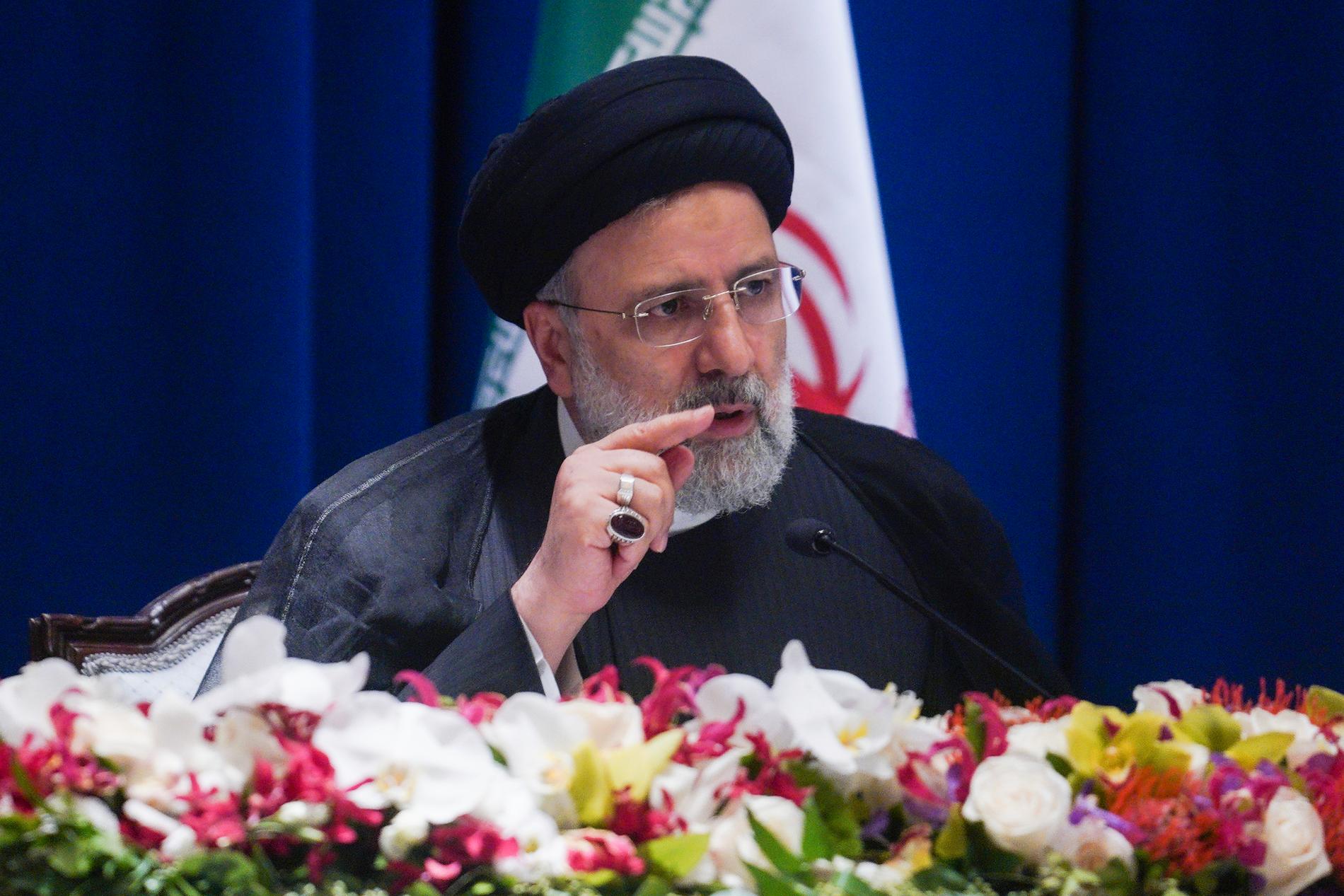  Irans president Ebrahim Raisi talade inför FN:s generalförsamling i torsdags. 