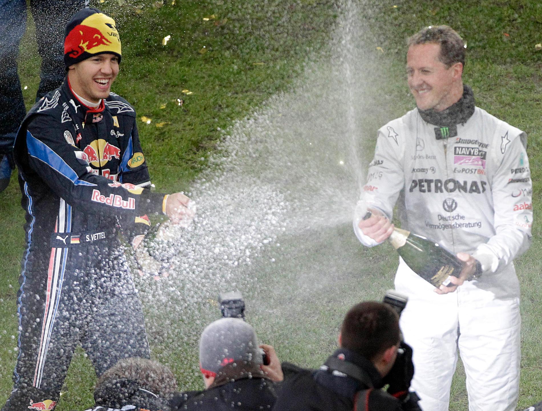 Sebastian Vettel och Michael Schumacher vann Race of Champions lagtävling sex gånger - 2019 är det Mick och Seb.