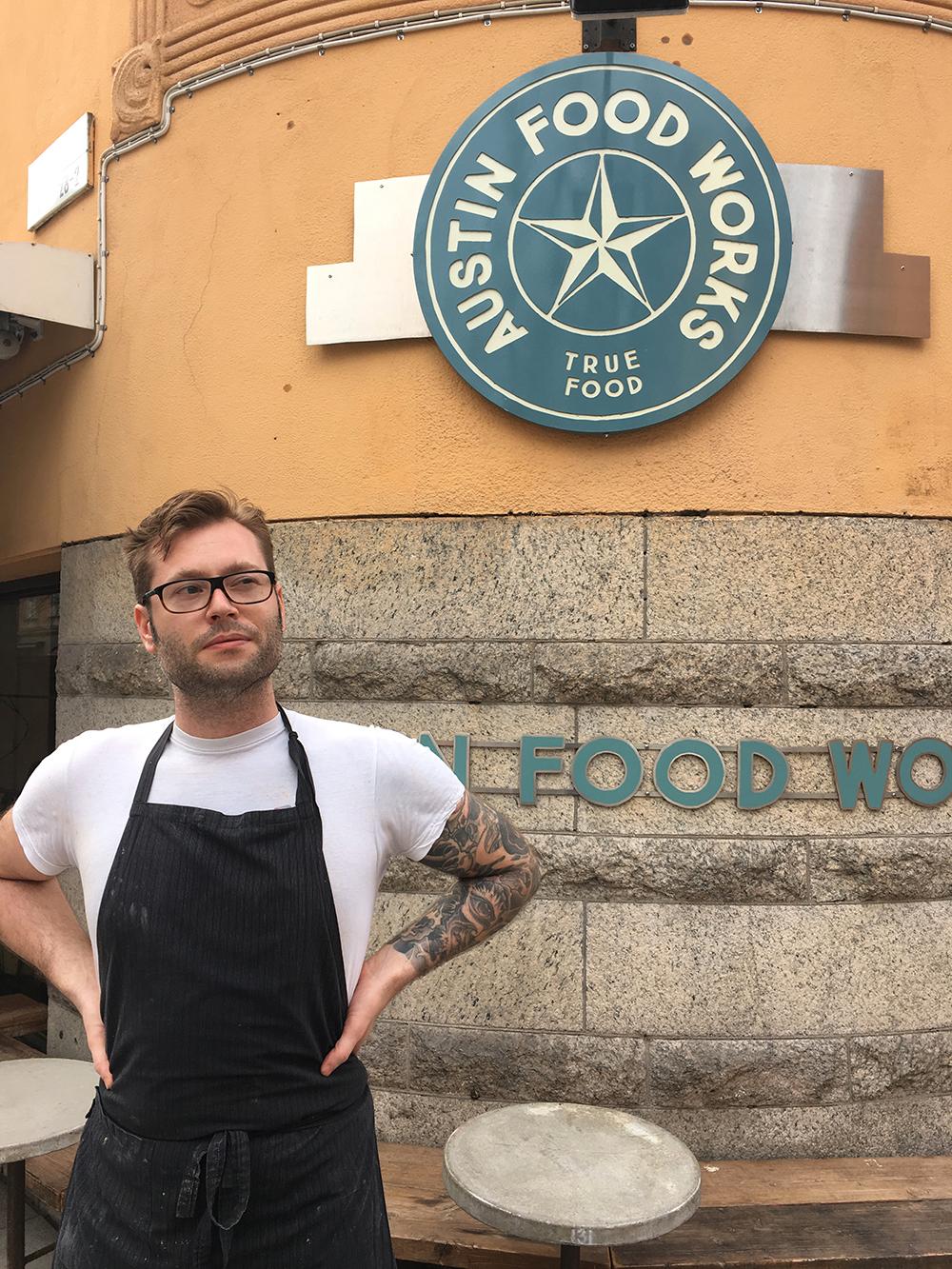 Austin Food Works kökschef Micke Söderberg
