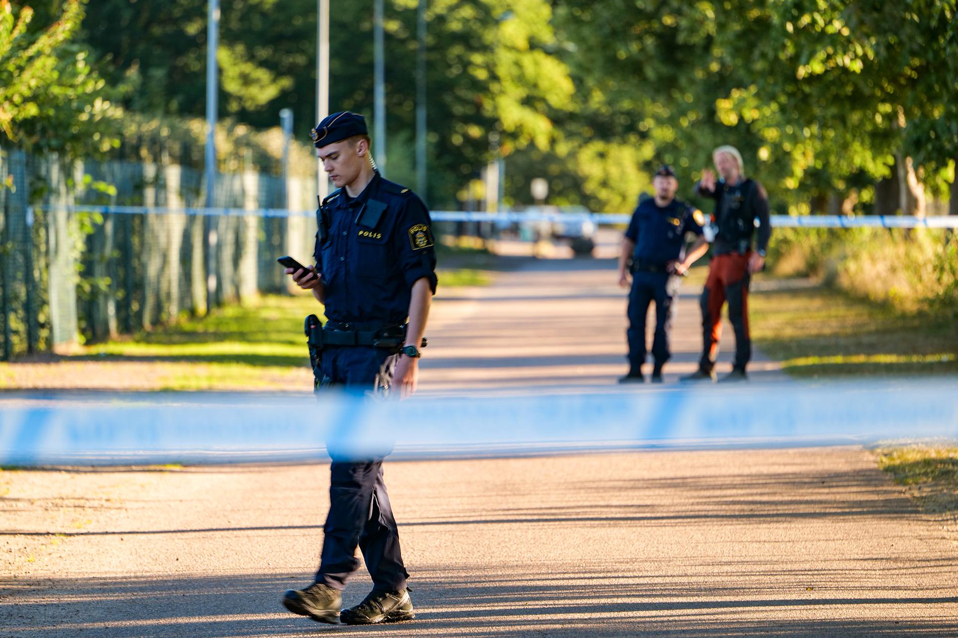 Mannen hittades skjuten vid ett koloniområde i Helsingborg och dog senare av sina skador.