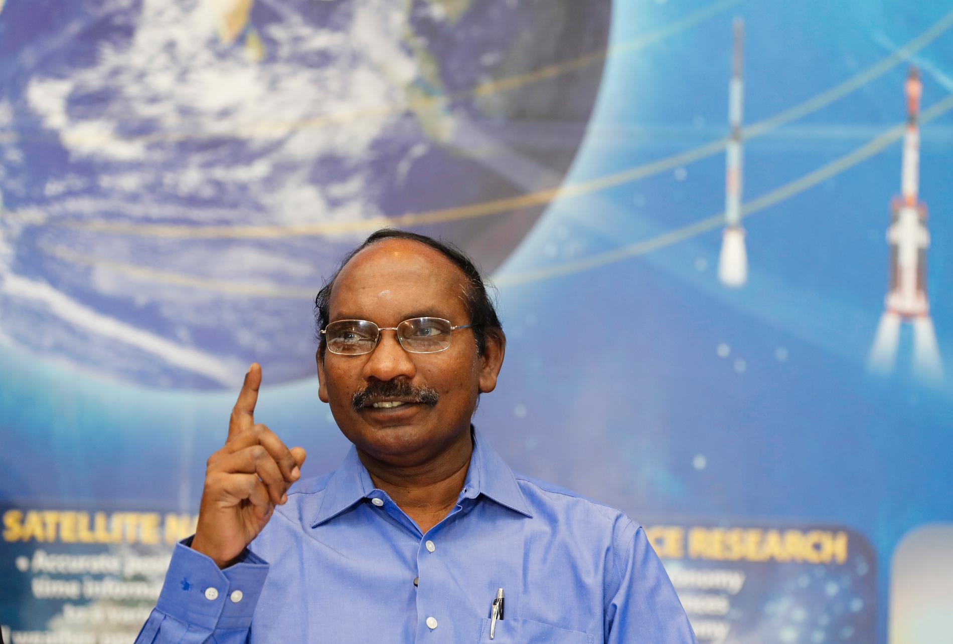 Kailasavadivoo Sivan är chef för Indiens rymdstyrelse (Isro).