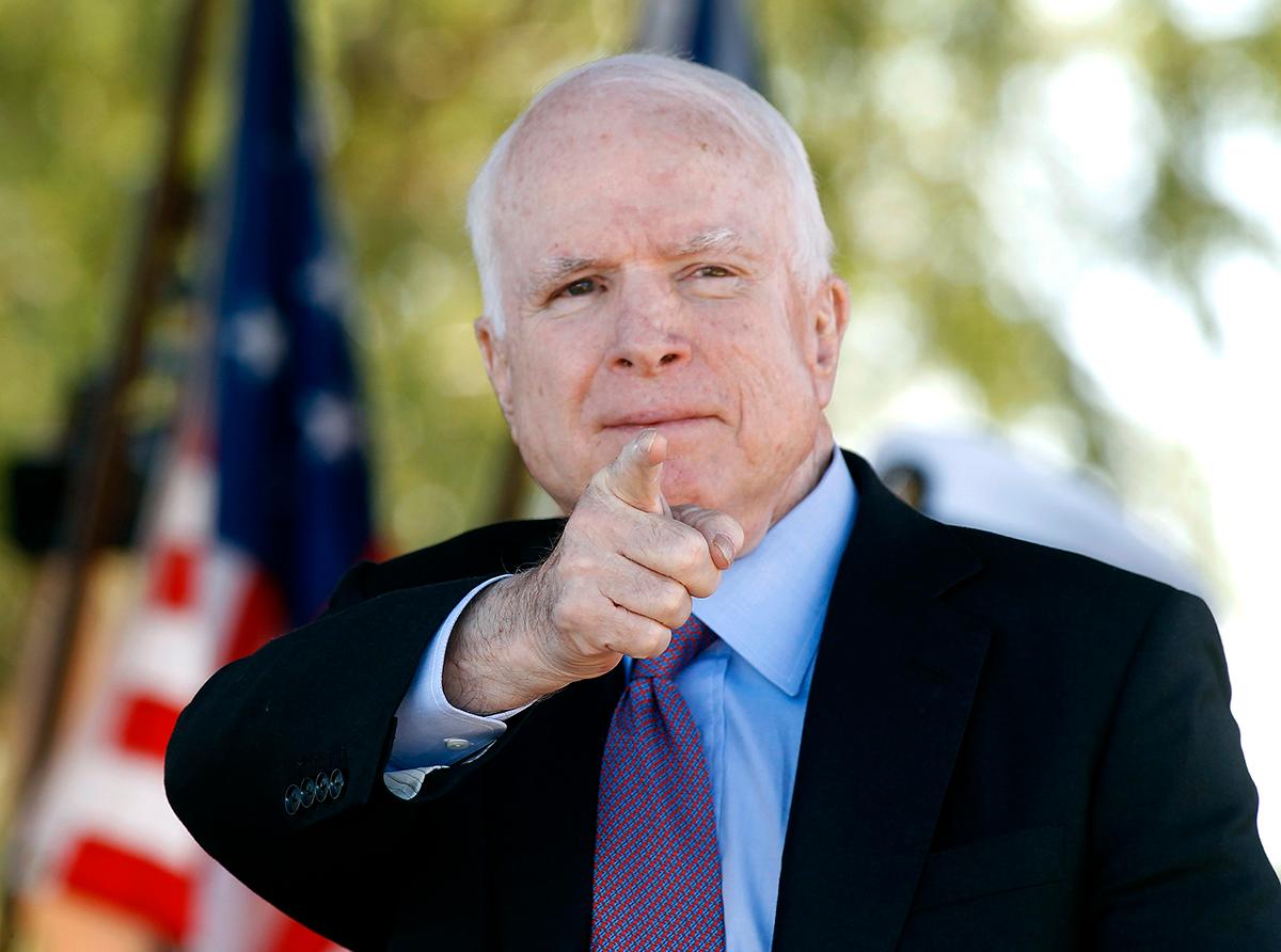 Tidigare republikanske presidentkandidaten John McCain. 