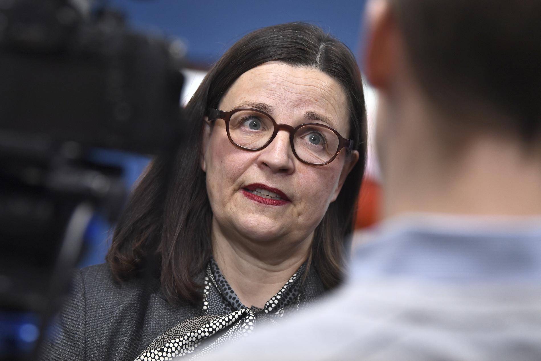 Utbildningsminister Anna Ekström (S). Arkivbild.
