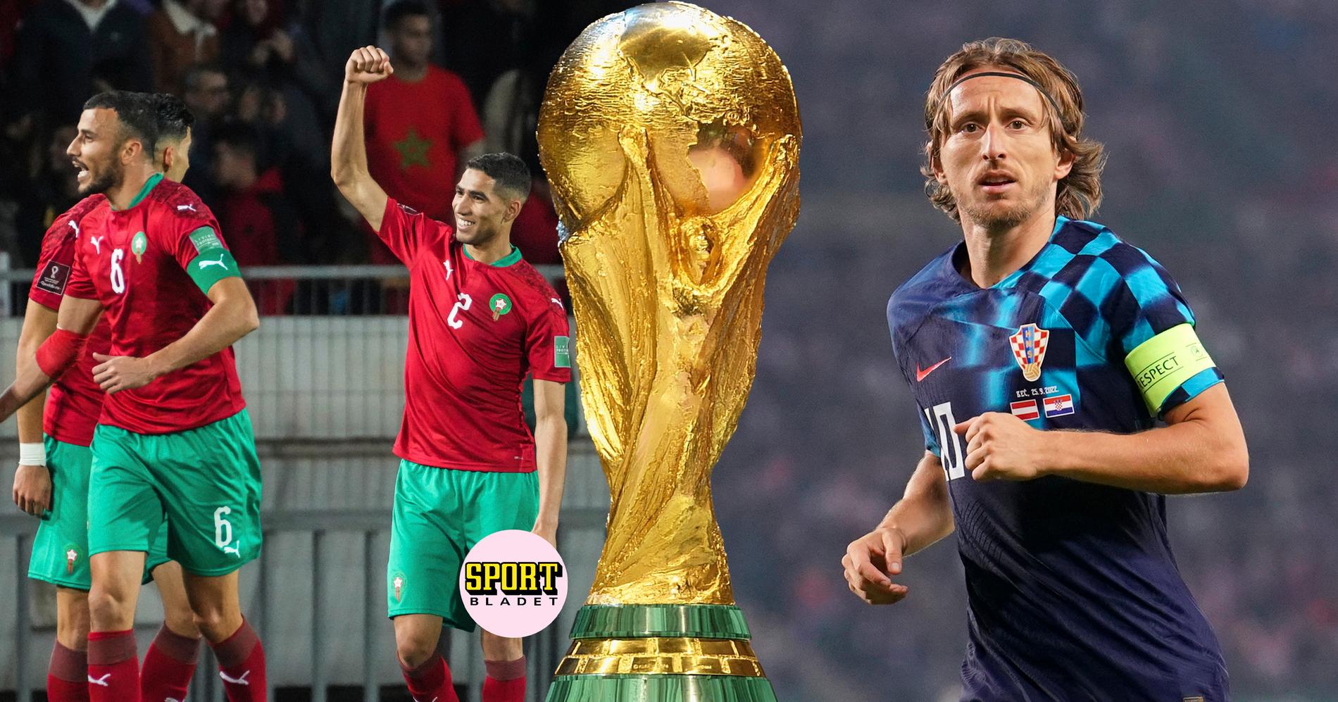 Marocko möter Kroatien och Luka Modric i VM-premiären.