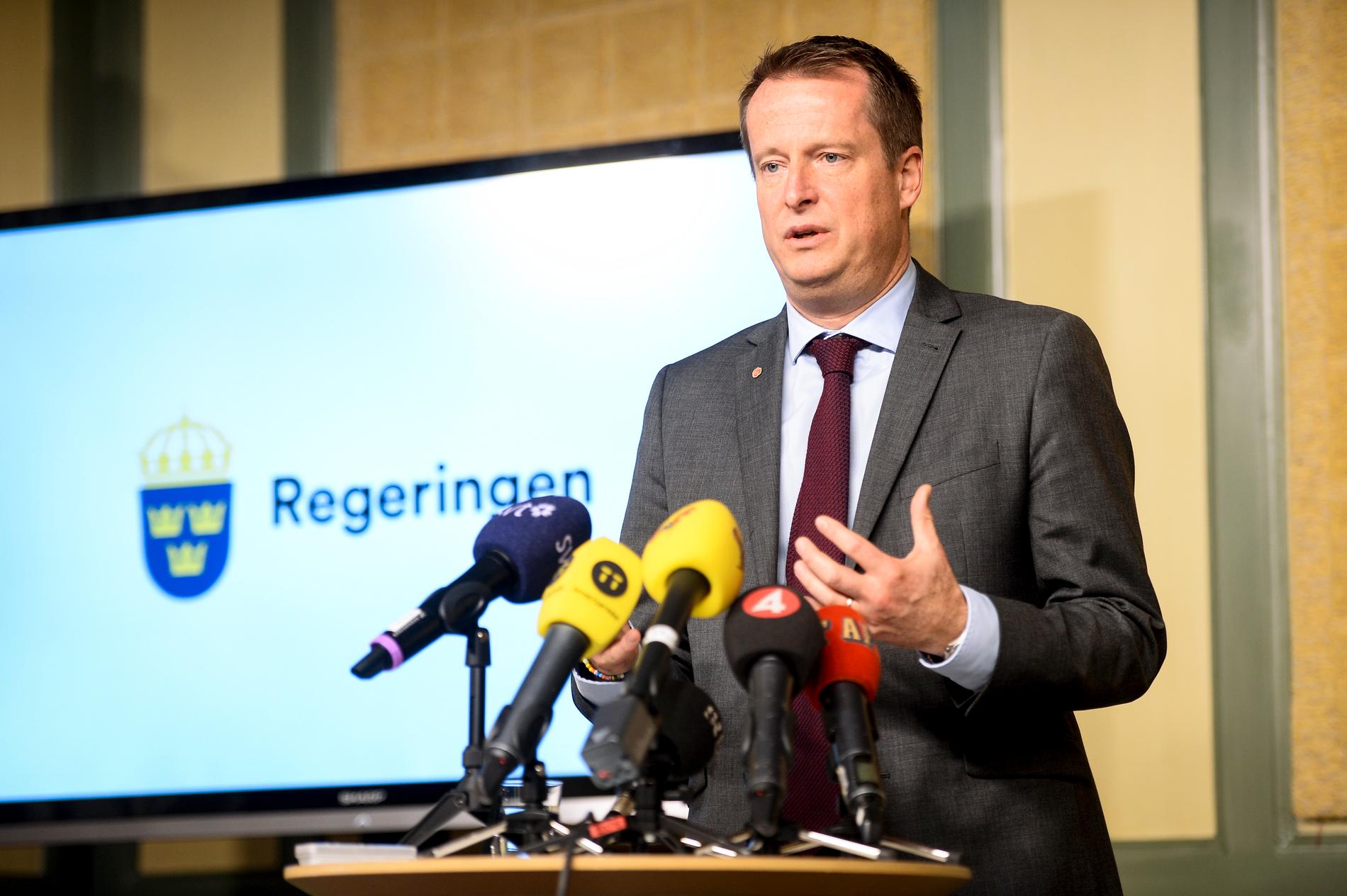 Anders Ygeman (S), inrikesminister.