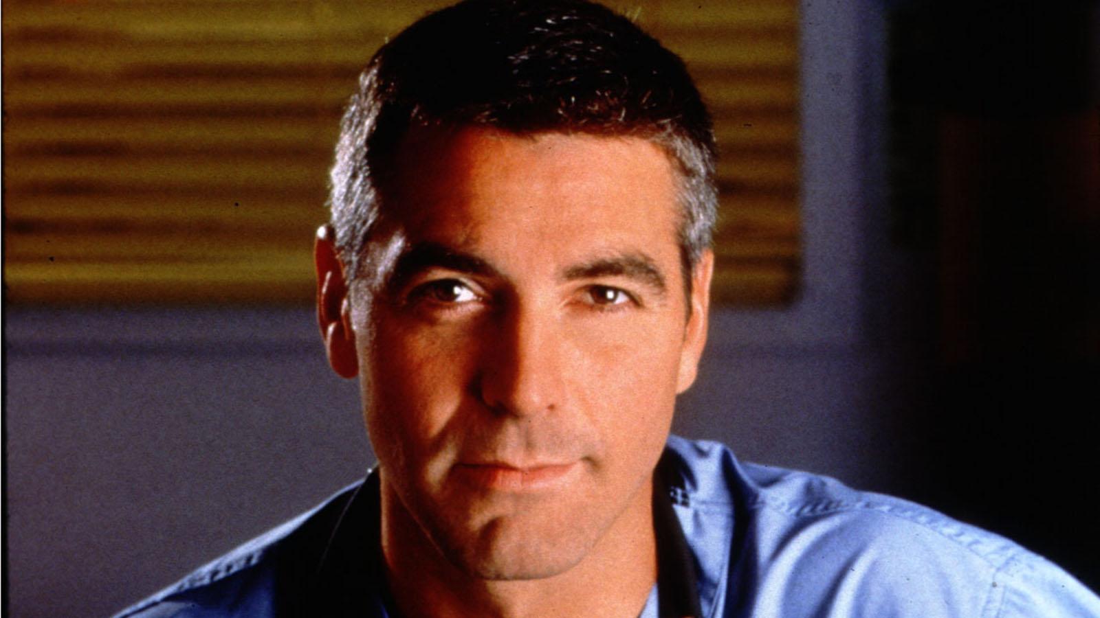George Clooney som läkare i tv-serien ”Cityakuten”.