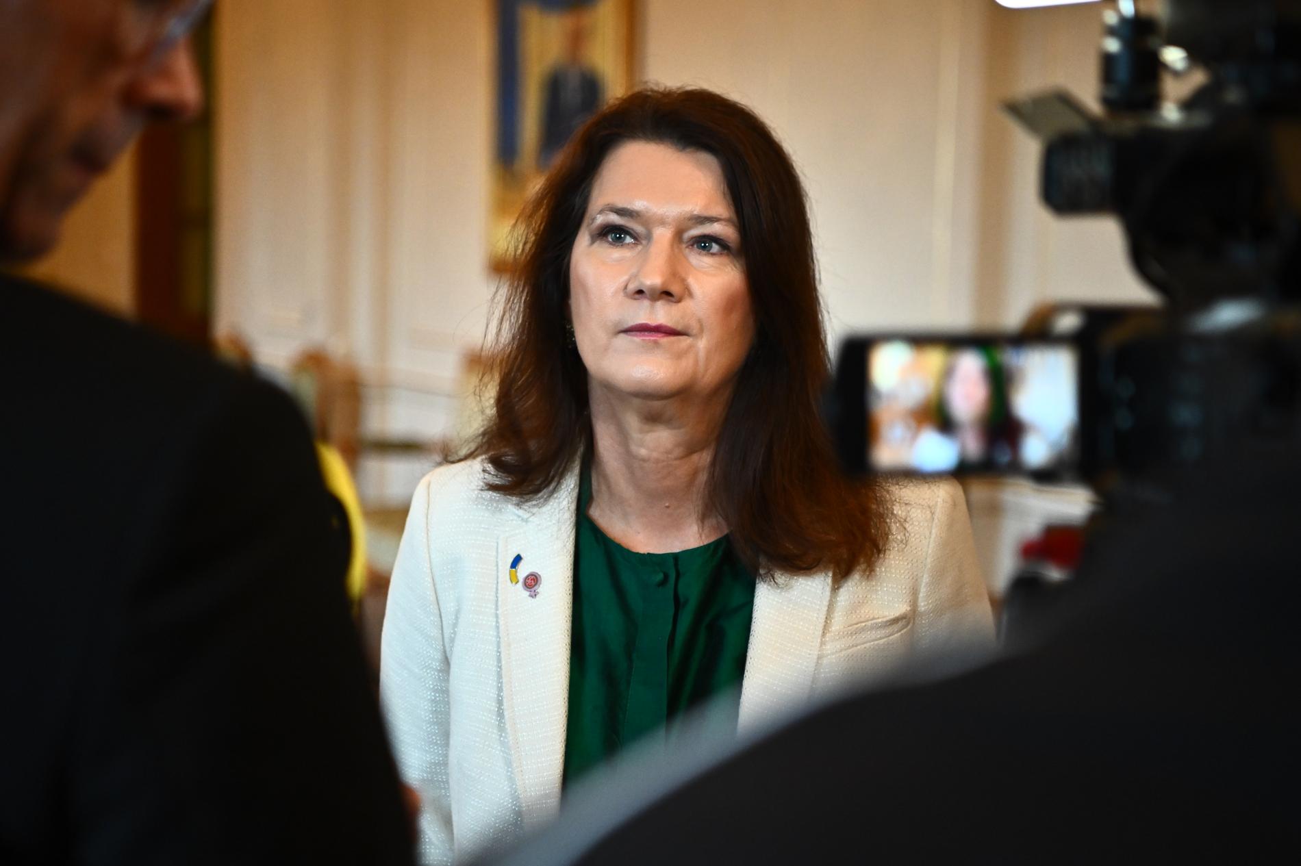 Utrikesminister Ann Linde (S).