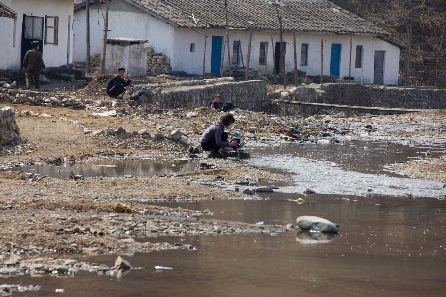 Dålig tillgång till rent vatten är ett stort problem i Nordkorea.