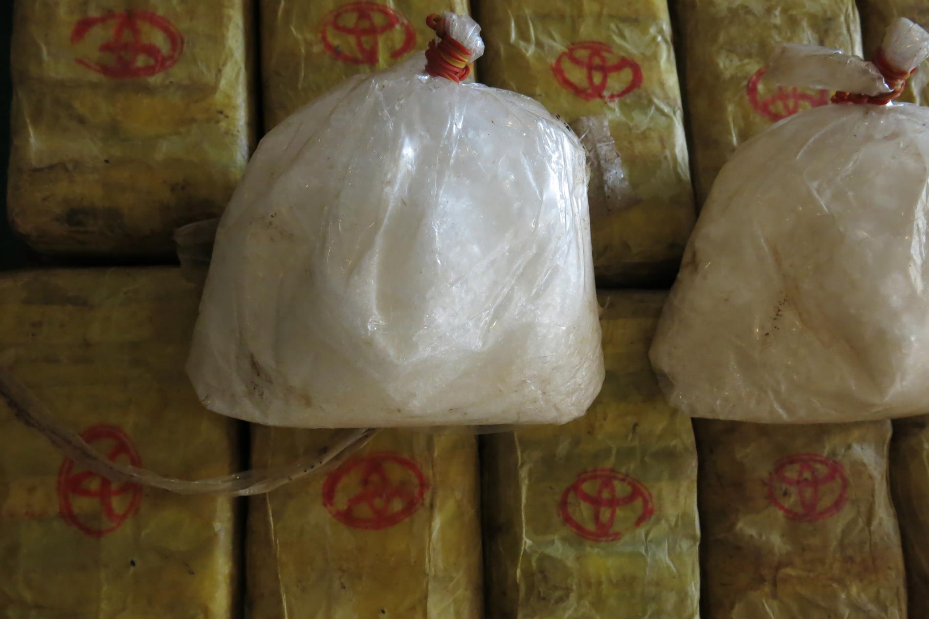 Myanmar-producerad metamfetamin. Arkivbild.