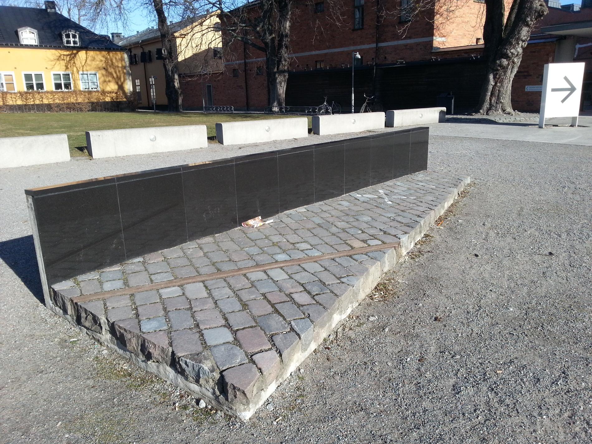 Leninmonumentet utanför Moderna museet i Stockholm