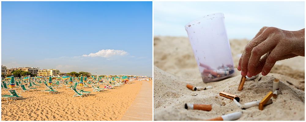 Nu införs rökförbud på den populära Bibione-stranden.