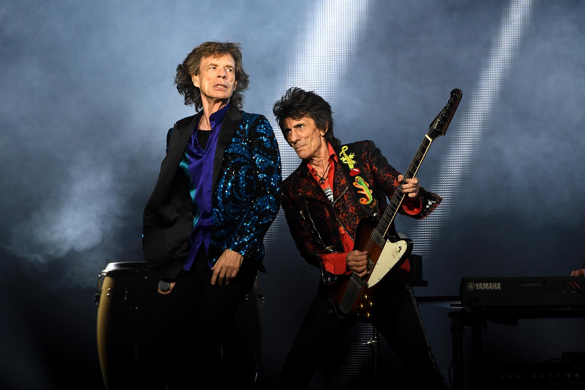 Mick Jagger och Ron Wood.