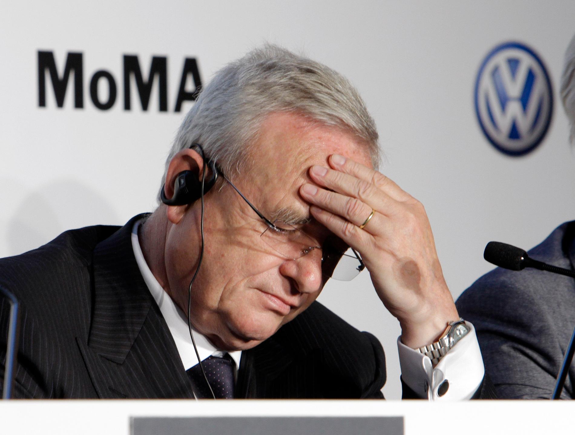 Volkswagens vd Martin Winterkorn.