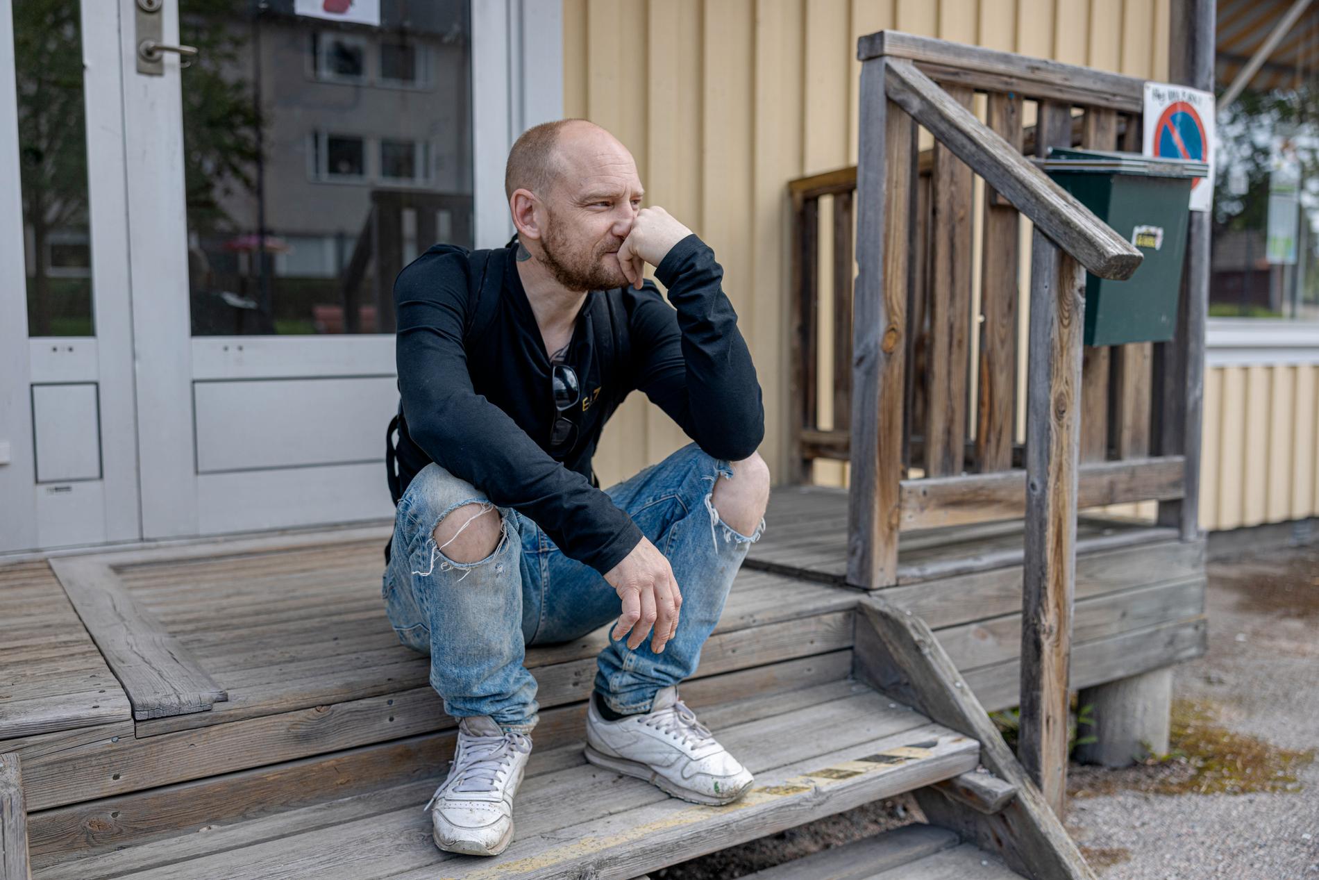 – Det som har hänt har verkligen tagit plats här, säger Skinnskattebergsbon Joakim Ågren, 46.
