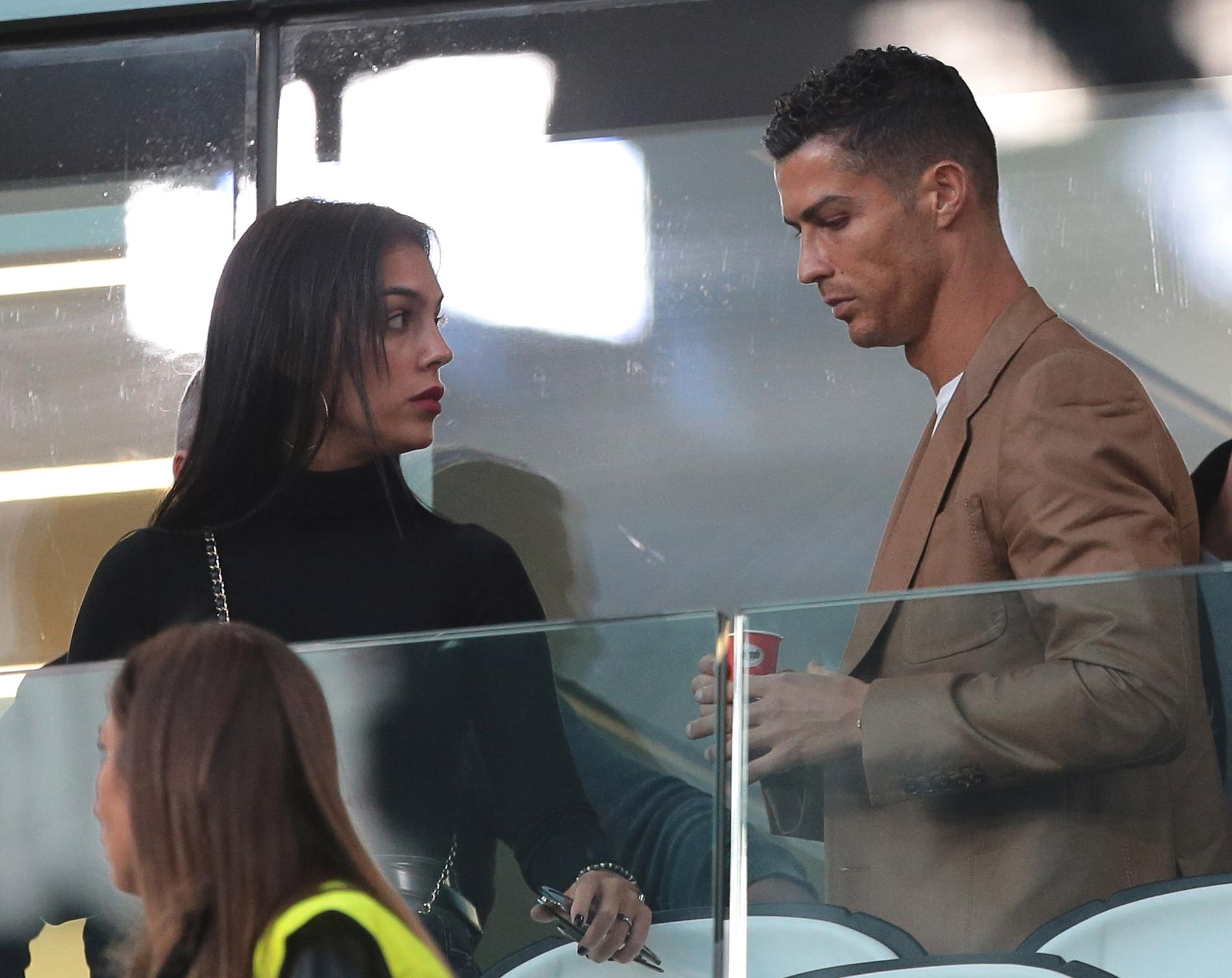 Georgina Rodriguez och Cristiano Ronaldo.